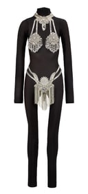Whitney Houston | 1991 "I'm Your Baby Tonight" Stage-Worn Marc Bouwer Embellished Catsuit
