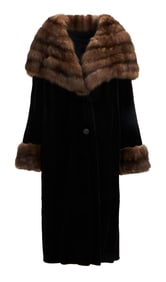 Whitney Houston | 2010 Photo-Worn Helen Yarmak Fur Coat with Photo