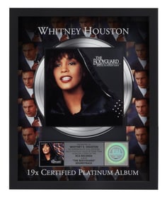 Whitney Houston | RIAA "Multi-Platinum" Sales Award for "The Bodyguard"