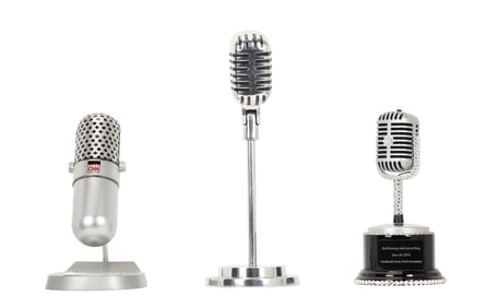 Larry King | 2000s Fun "Microphone" Pieces