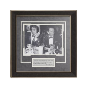 Larry King | 2000s Frank Sinatra and Dean Martin Black and White Photograph