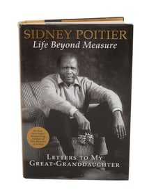 Larry King | 2008 Sidney Poitier Signed Book