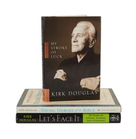 Larry King | 1990s-2000s Kirk Douglas Signed Books