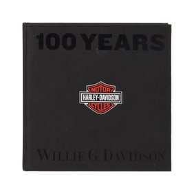 Larry King | 2002 Willie G. Davidson Signed Coffee Table Book