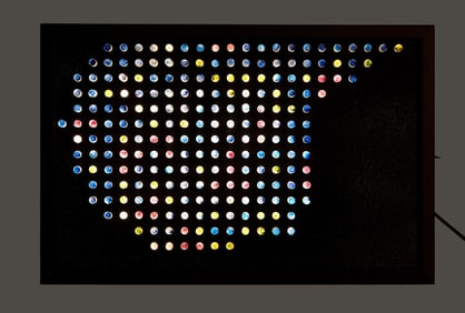 Larry King | Early 1990s 'Light-Up' Set Dressing Panel from "Larry King Live"