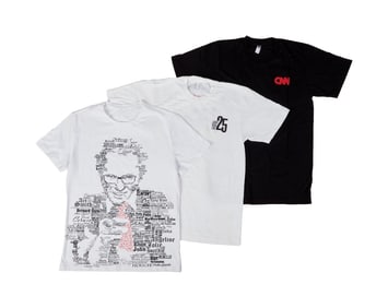 Larry King | 2000s "CNN" T-Shirts