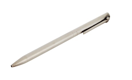 Larry King | 2000s Engraved Sterling Silver Ballpoint Pen from Tiffany & Co.