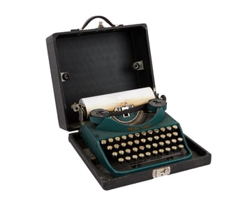 Larry King | 1930s Royal Signet Portable Typewriter