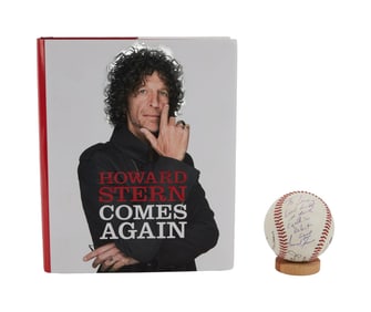 Larry King | 2000s Howard Stern Signed Baseball