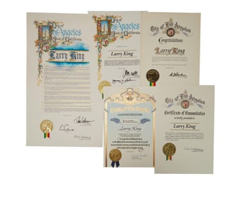 Larry King | 1998-2017 Citations from The City of Los Angeles