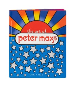 Larry King | 2002 Peter Max Signed Coffee Table Book