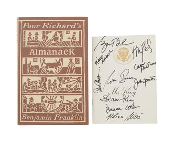 Larry King | 2006 Special Commemorative Copy of "Poor Richard's Almanack" by Benjamin Franklin + a