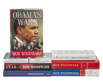 Larry King | 2000s Bob Woodward Signed Books