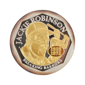 Larry King | 1997 Jackie Robinson Collectible Silver Coin