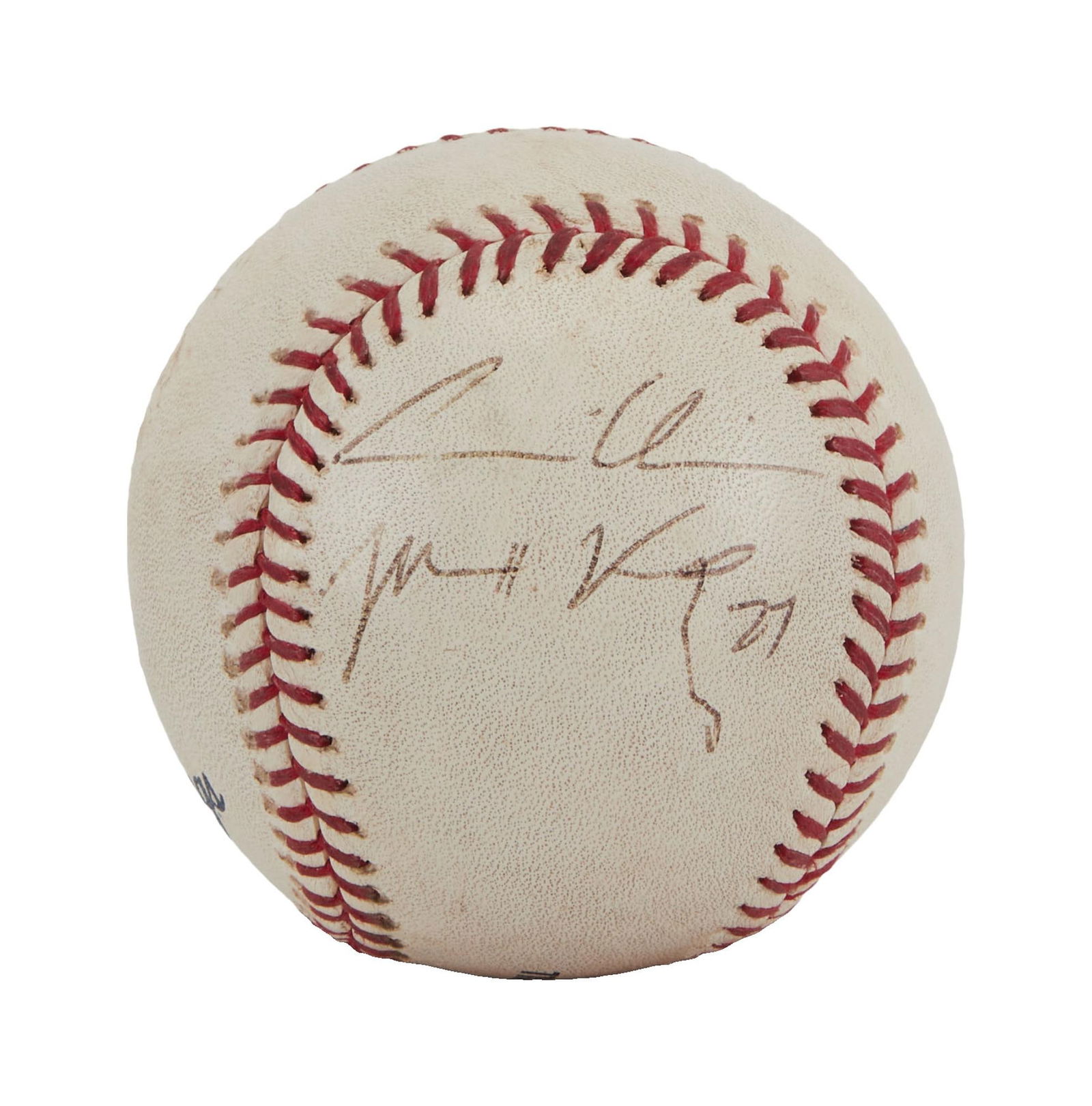 Larry King | 2000s Matt Kemp and Andre Ethier Signed Baseball I (1 of 3)