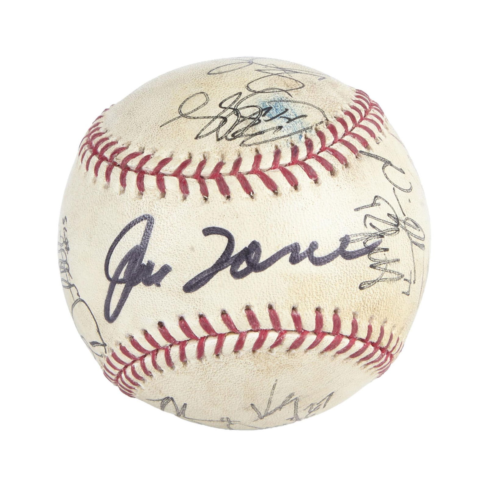 Larry King | 2009 Dodgers Signed Baseball (1 of 6)