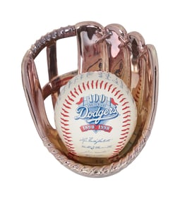 Larry King | 1990 Dodgers "100 Anniversary" Baseball