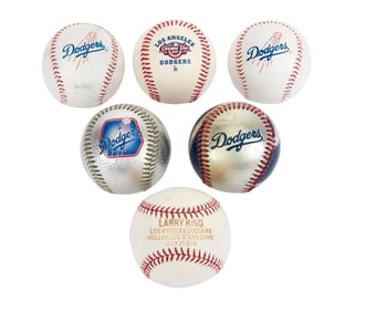 Larry King | 2000s Dodgers Collectible Baseballs
