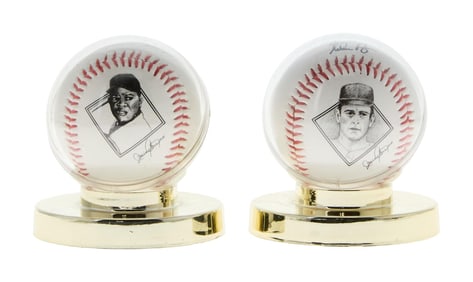 Larry King | 2000s Willie Mays and Nolan Ryan Collectible Baseballs