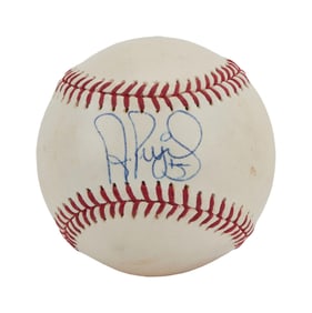 Larry King | 2000s Albert Pujols Signed Baseball (II)