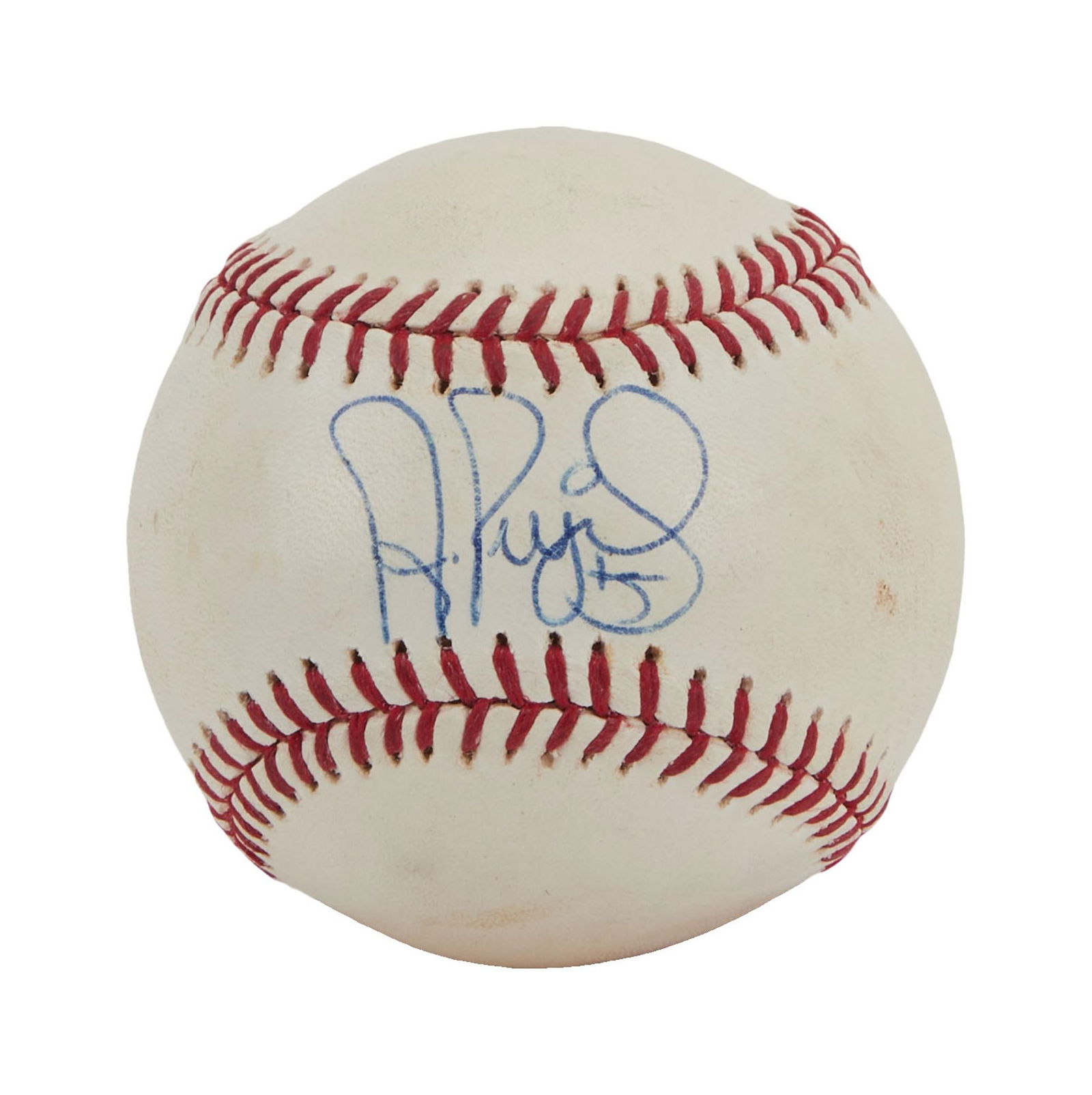 Larry King | 2000s Albert Pujols Signed Baseball (II) (1 of 4)