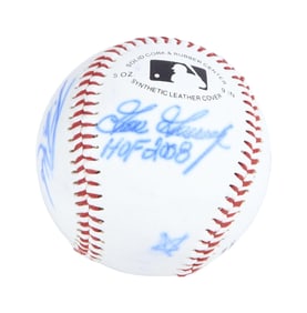 Larry King | 2008 Goose Gossage Signed Baseball (I)