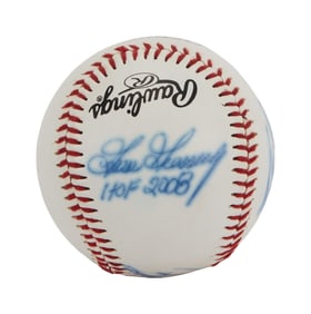 Larry King | 2008 Goose Gossage Signed Baseball (II)