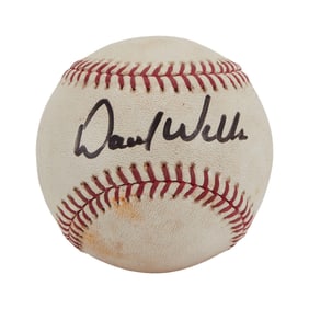 Larry King | 2000s David Wells Signed Baseball