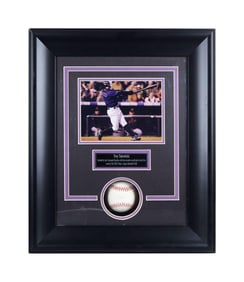 Larry King | 2005 Troy Tulowitzki Signed Baseball