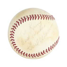 Larry King | 2000s Earl Weaver Signed Baseball