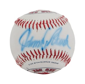 Larry King | 2010 Johnny Bench Signed Baseball