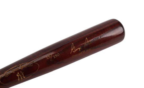 Larry King | 2000s Limited Edition 'George Steinbrenner' New York Yankees Baseball Bat