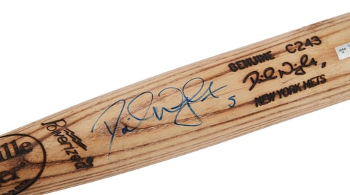 Larry King | 2000s David Wright Signed Baseball Bat