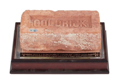 Larry King | Circa 1923 Brick from the Original Yankee Stadium
