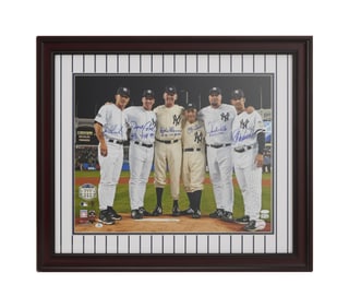 Larry King | 2000 Yankees Signed Color Photograph