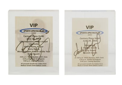 Larry King | 2002-2003 Barry Bonds, Kobe Bryant and Sandy Koufax Signatures