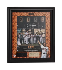 Larry King | Cal Ripken, Jr. Limited Edition Signed Display Piece