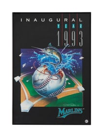 Larry King | 1993 Limited Edition Poster Related to The Marlins