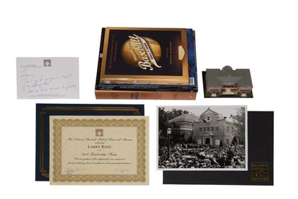 Larry King | 2000s Items Related to The National Baseball Hall of Fame