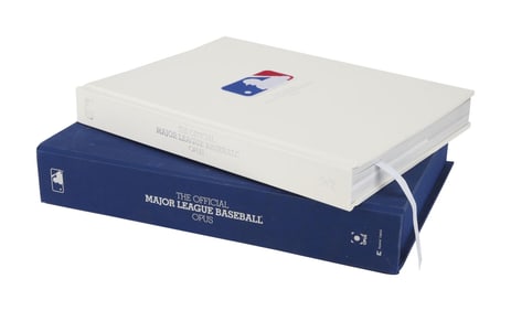 Larry King | 2010 Massive Coffee Table Book Titled "The Official Major League Baseball Opus"