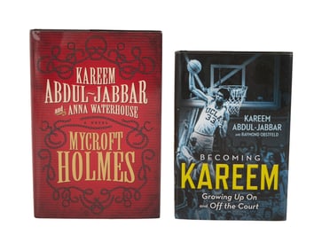 Larry King | 2000s Kareem Abdul-Jabbar Signed Books