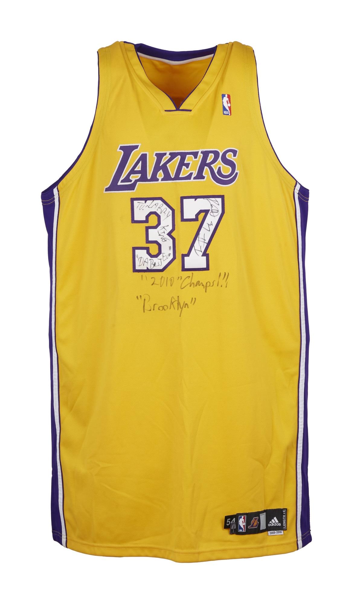 Larry King | 2010 Ron Artest Signed Lakers Jersey (1 of 4)