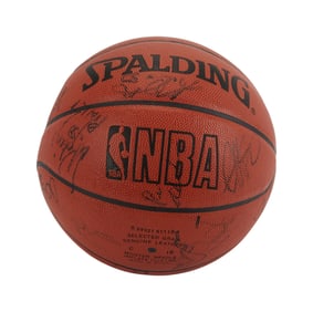 Larry King | 2001 All-Star Team Signed Basketball