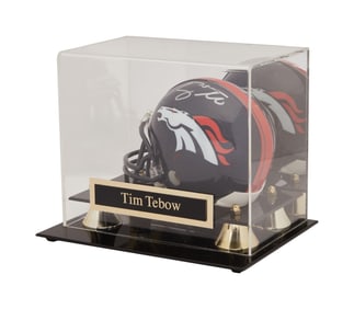 Larry King | 2000s Tim Tebow Signed Football Helmet