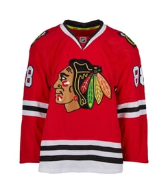 Larry King | 2000s Patrick Kane Signed Chicago Blackhawks Jersey