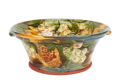 Larry King | 1990s Decorative Terracotta Bowl