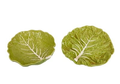 Larry King | 1990s 'Cabbage Leaf' Tableware by Bordallo Pinheiro