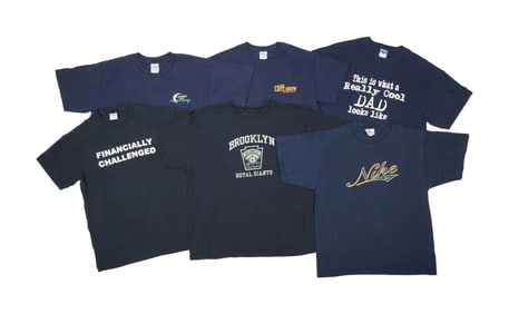 Larry King | 2000s Navy Blue T-Shirts