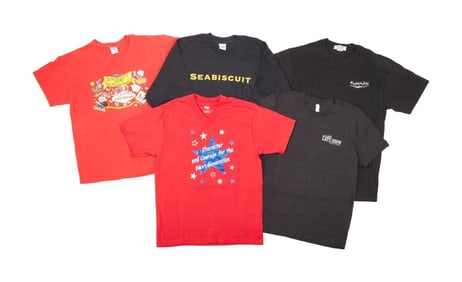 Larry King | 2000s Red and Black T-Shirts