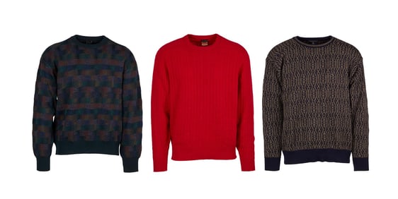 Larry King | 2000s Textured Wool/Cashmere Sweaters